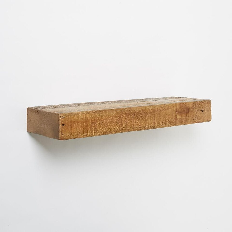 Reclaimed Wood Floating Shelf west elm United Kingdom